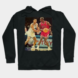 Michael Jordan vs Dell Curry Hoodie